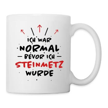 Steinmetz Spruch Beruf Lustiges Steinmetz Geschenk - Tasse - Weiß - Rechts