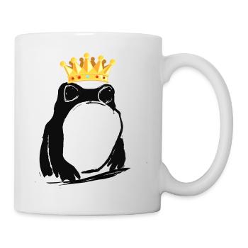 Frog Prince, Frog, Crown,comic - Mug - white - Right