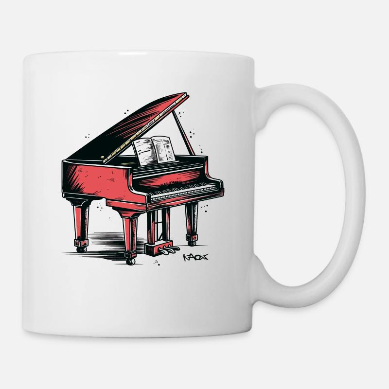 Das Klavier - Tasse - Weiß