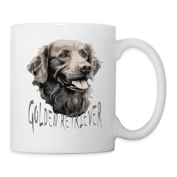 Golden Retriever Dog - Mug - white - Right