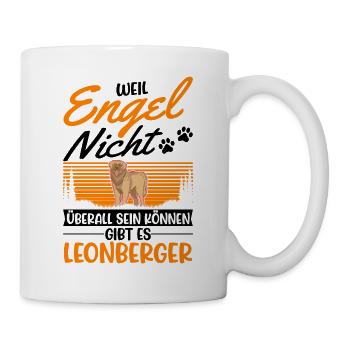 Leonberger Engel - Tasse - Weiß - Rechts