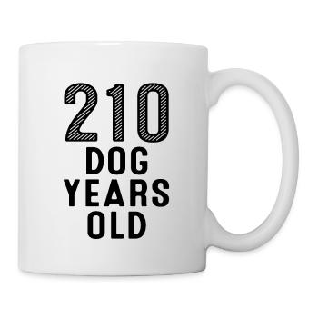 210 Dog Years Old 30th Birthday - Mug - white - Right