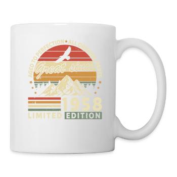 Vintage Legend 1958 - Tasse - Weiß - Rechts