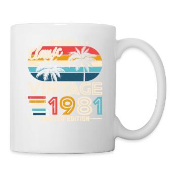 Vintage Legend 1981 - Tasse - Weiß - Rechts
