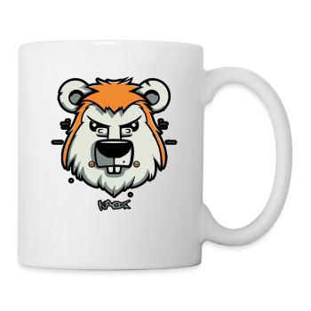 Hamster, Beaver, Rodent - Mug - white - Right