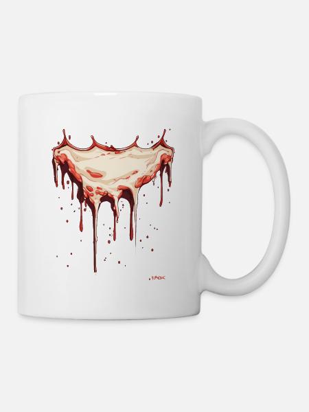 Schmelzen - Tasse - Weiß