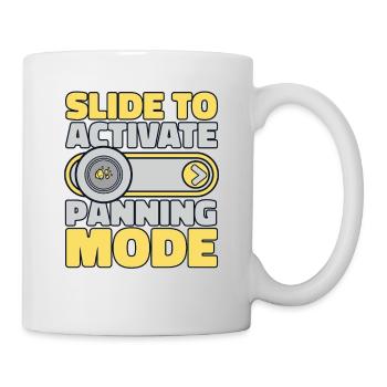 Slide To Activate Panning Mode Miner Prospector - Mug - white - Right