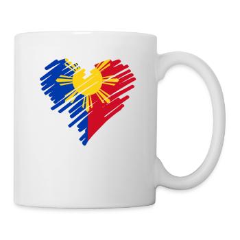 Philippinen Filipino Flagge Stolz I Geschenk - Tasse - Weiß - Rechts