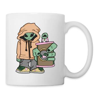 UFO GRAFFITI - Mug - white - Right