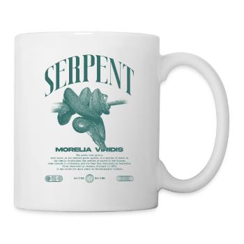 Green Tree Python Modern Reptile Keeper Streetwear - Mug - white - Right