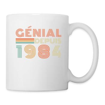 Awesome Since 1984 Retro Birthday Gift - Mug - white - Right