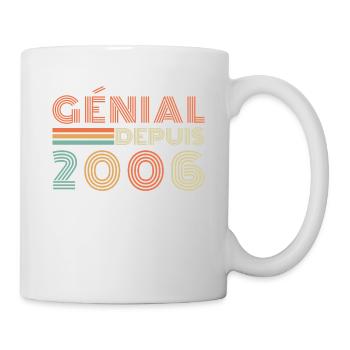 Génial Depuis 2006 Cadeau Retro Anniversaire - Mug blanc - blanc - Droite