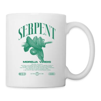 Green Tree Python Modern Reptile Keeper Streetwear - Mug - white - Right