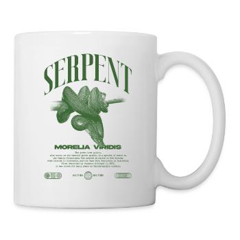 Green Tree Python Modern Reptile Keeper Streetwear - Mug - white - Right