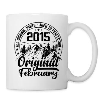2014 February Original: 10 Years Anniversary Gift - Mug - white - Right