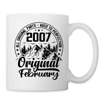 2007 Februar Ursprünglich: Geschenk zum 17-jährigen Jubiläum - Tasse - Weiß - Rechts