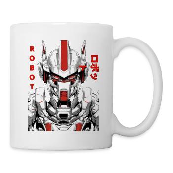 Wächter-Roboter - Tasse - Weiß - Rechts