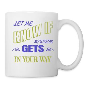 quote joke volleyball sport love churrascada - Mug - white - Right