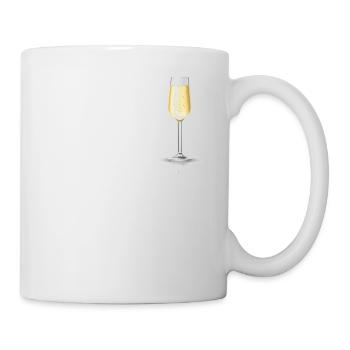 OK But First Alcohol T-Shirt - Funny Drinking Cool - Mug - white - Right