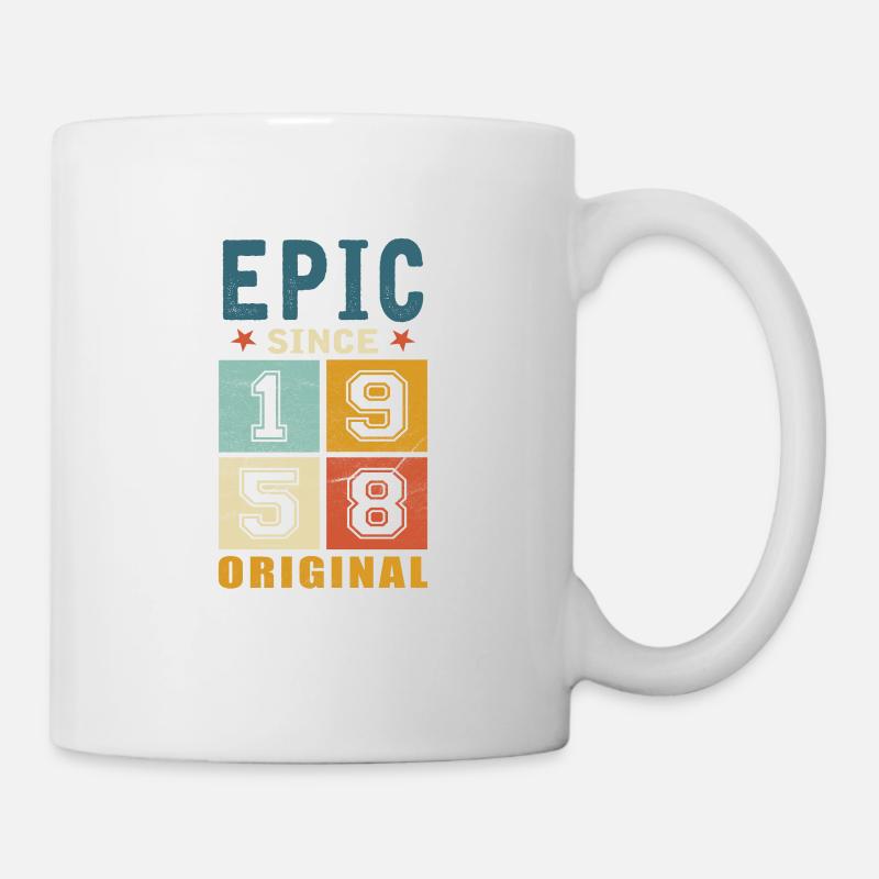 1958 Birthday Epic since - Mug - white