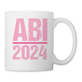 Abitur Junge Mädchen Abi Abitur 2024 - Tasse - Weiß - Rechts