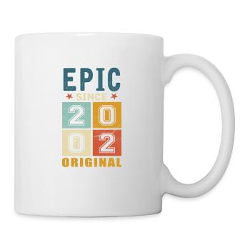 2002 Geburtstag Epic since - Tasse - Weiß - Rechts