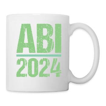 Abitur Junge Mädchen Abi Abitur 2024 - Tasse - Weiß - Rechts