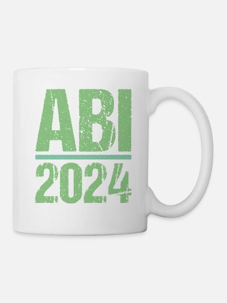Abitur Junge Mädchen Abi Abitur 2024 - Tasse - Weiß