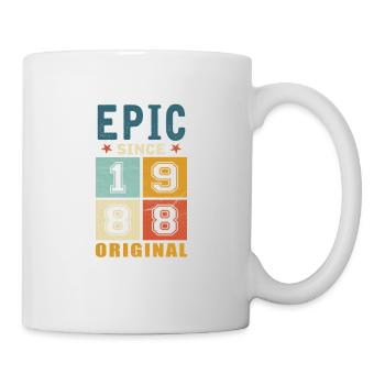 1988 Geburtstag Epic since - Tasse - Weiß - Rechts