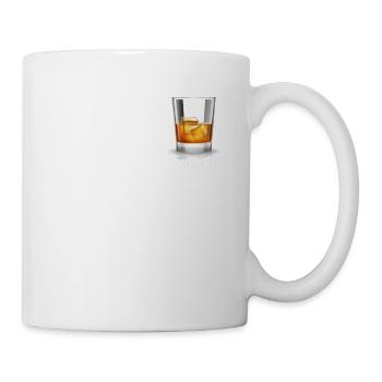 OK But First Whiskey T-Shirt Funny Drinking Wine - Mug - white - Right