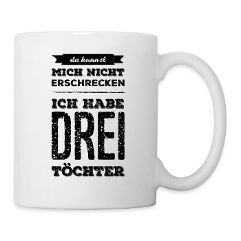 Tu ne peux pas me faire peur - Trois filles - Mug blanc - blanc - Droite