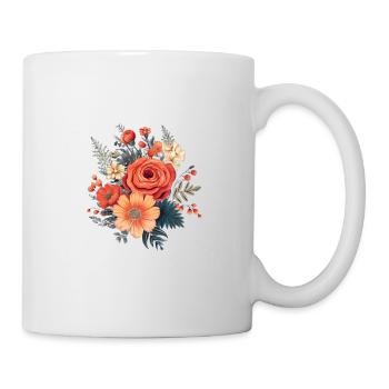 Designer floral Fleuriste Fleuriste Fleuriste - Mug blanc - blanc - Droite