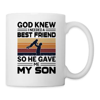 My Best Friend My Son - Tasse - Weiß - Rechts
