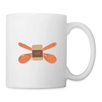 Cuisson Jeu de mots Cuire Cuisinier Chef Boulanger - Mug blanc - blanc - Droite