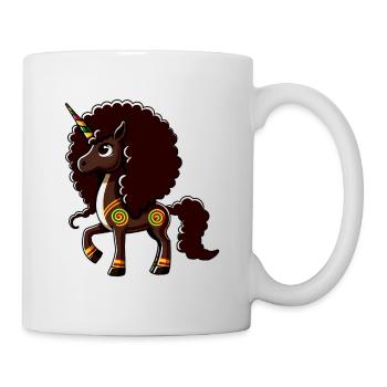 Melanin Unicorn Black Girl Magic - Mug - white - Right