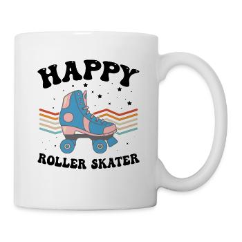 Roller Skates Roller Skater - Happy Roller Skater - Mug - white - Right
