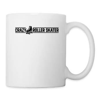 Crazy Roller Skater - Roller Skating Roller Skater - Tasse - Weiß - Rechts