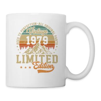 Legendary 1979 Vintage Birthday - Tasse - Weiß - Rechts
