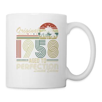 Vintage 1958 Legends Tee - Tasse - Weiß - Rechts