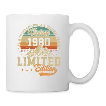 Vintage 1980 Legends - Tasse - Weiß - Rechts