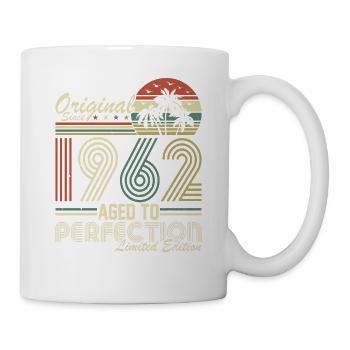 Vintage 1962 - Retro Birthday Gift - Tasse - Weiß - Rechts