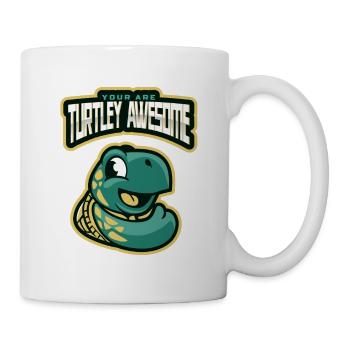 Marine Conservation: Turtley Awesome - Mug - white - Right