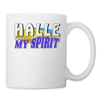 HALLE SAALE MON - Mug blanc - blanc - Droite