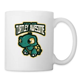 Marine Conservation: Turtley Awesome - Mug - white - Right