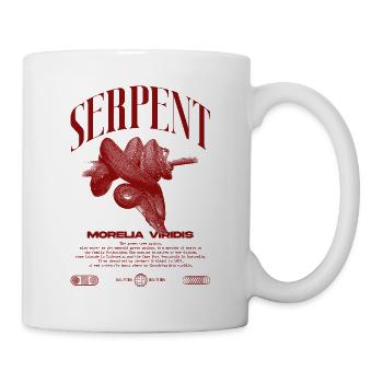 Green Tree Python Modern Reptile Keeper Streetwear - Mug - white - Right