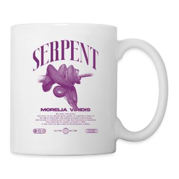 Green Tree Python Modern Reptile Keeper Streetwear - Mug - white - Right