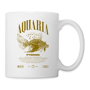 Lionfish Marine Fish Keeper Modern Streetwear - Mug - white - Right