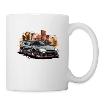 Japanese JDM Sports Cars: Street Racing Cars - Mug - white - Right