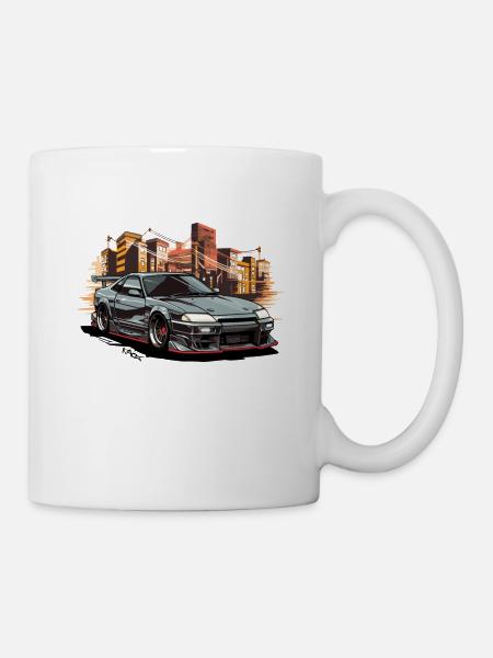 Japanese JDM Sports Cars: Street Racing Cars - Mug - white