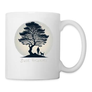 Best Friends Man and Dog - Mug - white - Right